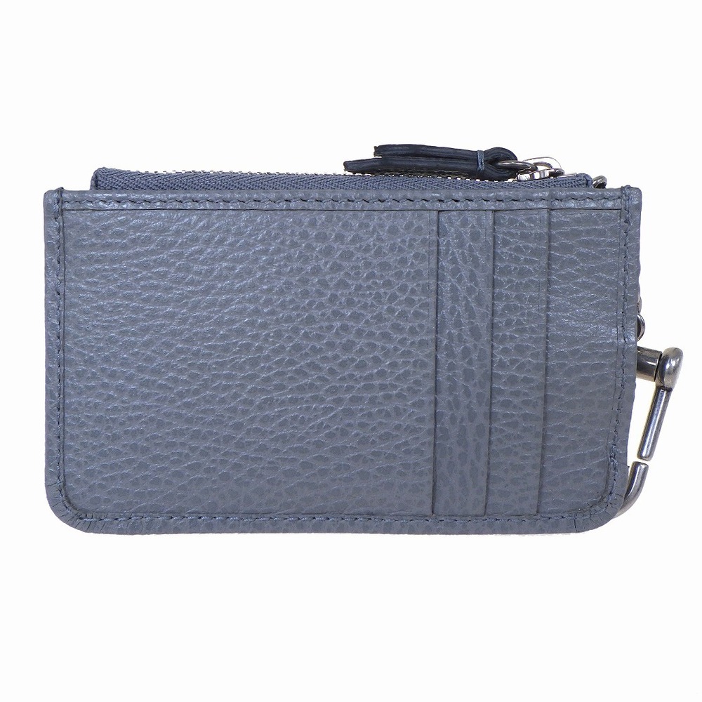 Gucci Double G Keychain Card Case Fragment Gray - image 2